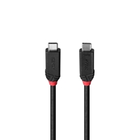 Lindy Black Line 37002 2m USB4 240W Cable, 24 pin USB-C (M) to 24 pin USB-C (M) - Image 4