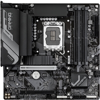 Gigabyte B760M GAMING X DDR4 GEN5 Intel 1700 Socket Motherboard, Micro-ATX, 4x DDR4 Slots, 2x M.2 Sockets, Fitted I/O Shield, 2.5GbE LAN, 1x DisplayPort / 1x HDMI Port - Image 4