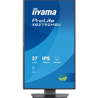 iiyama XB2792HSU-B1 27-Inch Eco IPS LCD, 120Hz, 1ms, Eyesafe & EyeComfort Certified, 1920x1080, 300 cd/m (2) Brightness, 1x HDMI,1 x DisplayPort, 2 x USB, 2 x 2W Speakers, TCO10, TUV-GS, Epeat Silver, Height Adjustable Stand - Image 5