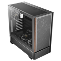 Antec P30 Air Mid-Tower Gaming Case, 1 x USB Type-C / 2 x USB 3.0, Tempered Glass Side Window Panel, Large Mesh Front with Premier Wood Accents, 3 x Pre-Installed PWM Fans, ATX, Micro-ATX , ITX Compatible - Image 4