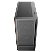 Antec P30 Air Mid-Tower Gaming Case, 1 x USB Type-C / 2 x USB 3.0, Tempered Glass Side Window Panel, Large Mesh Front with Premier Wood Accents, 3 x Pre-Installed PWM Fans, ATX, Micro-ATX , ITX Compatible - Image 5