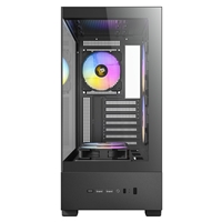Antec CX705 ARGB Gaming Case Mid Tower, 1 x USB Type-C / 1 x USB 3.0 / 1 x USB 2.0, Tempered Glass Front and Side Window Panel, Vertical Cooling with Massive Air Intake, 5 x Pre-Installed ARGB LED Fans, ATX, Micro-ATX, ITX Compatible - Image 7
