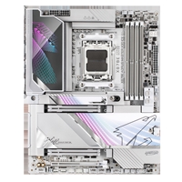 Gigabyte X870E AORUS MASTER X3D ICE AMD AM5 Socket Motherboard, ATX, 4x DDR5 Slots, 5x M.2 Sockets, Fitted I/O Shield, 10GbE LAN, Wi-Fi 7, 1x HDMI Port / 2x USB-C (USB4) - Image 4
