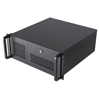 CiT 4U Rackmount Server Case 500mm, Heavy-Duty Industrial Chassis with Lockable Front Door, Supports ATX/mATX, 8x Internal HDD Bays for Massive Storage, Black - Image 5