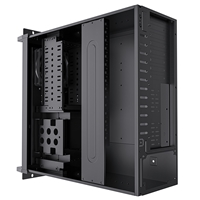 CiT 4U Rackmount Server Case 500mm, Heavy-Duty Industrial Chassis with Lockable Front Door, Supports ATX/mATX, 8x Internal HDD Bays for Massive Storage, Black - Image 8