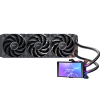 Antec Vortex View 360 Black AIO Liquid CPU Cooler, Massive 5-Inch Rotatable IPS LCD Display, 9th Gen Asetek Pump for 400W TDP, Triple 120mm PWM Fans, ARGB Backglow - Image 4