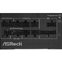 ASRock Phantom Gaming PG-850G 850W ATX Power Supply Unit, 80 Plus Gold Certified, 135mm Fluid Dynamic Bearing Fan, High Efficiency PSU - Image 6