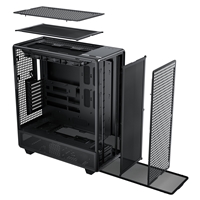 Antec 900 Full Tower Gaming Case, 1 x USB Type-C / 2 x USB 3.0, Tempered Glass Side Window Panel, 6 x Pre-Installed High- Performance PWM Fans, ATX, E-ATX, SS-CEB,SSI-EEB , Threadripper, (Supports Back-Connect Motherboards) - Image 6
