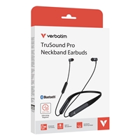 Verbatim TruSound Pro Neckband Earbuds,110 Hours Playtime, Wireless Bluetooth 5.4, ENC - Black - Image 8