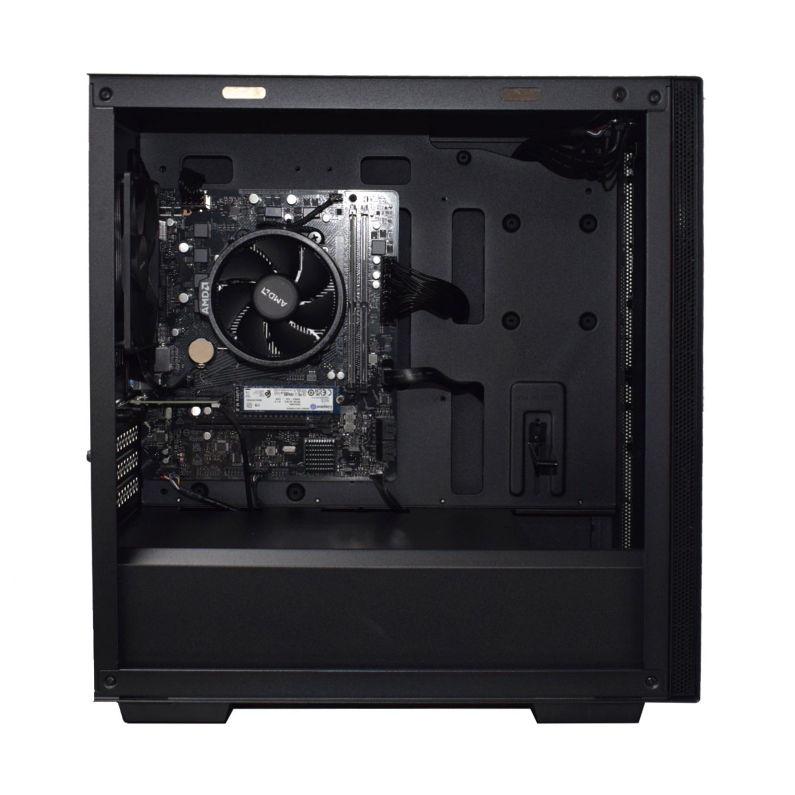 AMD Ryzen 3 4300G Quad Core 8 Thread 3.80GHz (4.00GHz Boost), 8GB DDR4 RAM, 1TB Kingston NVMe M.2, WiFi 6 + BT, Deep Cool Micro Chassis - Pre-Built PC - Image 3