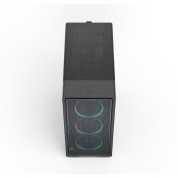 Fractal Design Epoch XL RGB Black E-ATX/ATX Mid Tower PC Case, Light-Tint Tempered Glass, 3 x 140mm Momentum RGB Fans, USB-C 20Gbps, 360mm Radiator Support, 425mm GPU Clearance - Image 4