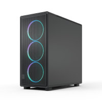 Fractal Design Epoch XL RGB Black E-ATX/ATX Mid Tower PC Case, Light-Tint Tempered Glass, 3 x 140mm Momentum RGB Fans, USB-C 20Gbps, 360mm Radiator Support, 425mm GPU Clearance - Image 5