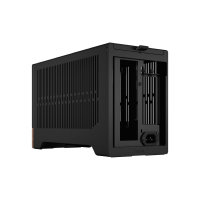 Fractal Design Terra Graphite Mini-ITX Small Form Factor PC Case, Anodised Aluminium Panels, FSC-Certified Walnut Front, Adjustable Interior, PCIe 4.0 Riser Cable, USB-C 20Gbps, 322mm GPU Support - Image 5