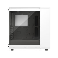 Fractal Design North Chalk White ATX Mid Tower PC Case, Dark-Tint Tempered Glass, Real Walnut Front, 2 x 140mm PWM Fans, USB-C 20Gbps, 360mm Radiator Support, 355mm GPU Clearance