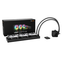 be quiet! Light Loop IO LCD 360mm Black AIO CPU Liquid Cooler, IPS Display, ARGB, 3x Light Wings LX 120mm PWM Fans and IO Controller - Image 5