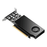 PNY NVIDIA RTX A400 Ampere 4GB Professional Graphics Card, 768 CUDA Cores, 24 Tensor, 6 RT, Single Fan, 4x Mini DisplayPort - OEM