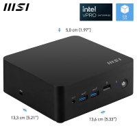 MSI Cubi NUC 13MQG, Intel Core i5-1345U vPRO, 8GB RAM, 512GB SSD, Windows 11 Pro - Image 2