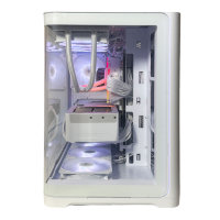 AMD Ryzen 7 5.00GHz RTX 5070Ti Pure White Performance Gaming PC with Curved Glass Chassis, 32GB RGB DDR5, 2TB NVMe, 360mm RGB Liquid Cooler & Windows 11 Home