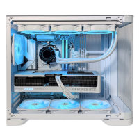 AMD Ryzen 7 5.00GHz RTX 5070Ti Pure White Performance Gaming PC with Curved Glass Chassis, 32GB RGB DDR5, 2TB NVMe, 360mm RGB Liquid Cooler & Windows 11 Home - Image 3