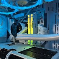 AMD Ryzen 7 5.00GHz RTX 5070Ti Pure White Performance Gaming PC with Curved Glass Chassis, 32GB RGB DDR5, 2TB NVMe, 360mm RGB Liquid Cooler & Windows 11 Home - Image 5