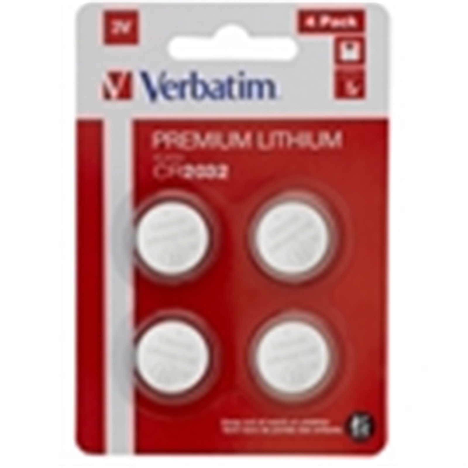 Verbatim CR2032 Battery Lithium 3V 4 Pack - Image 3