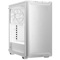be quiet! BGW75 Pure Base 501 Airflow Window White Mid Tower Gaming Case, 1 x USB Type-C / 2 x USB 3.0, Sleek Front Panel and Airflow Cover, Water Cooling Ready, 2 x Pre-Installed Pure Wings 3 140mm Fans, ATX / M-ATX / Mini-ITX Compatible
