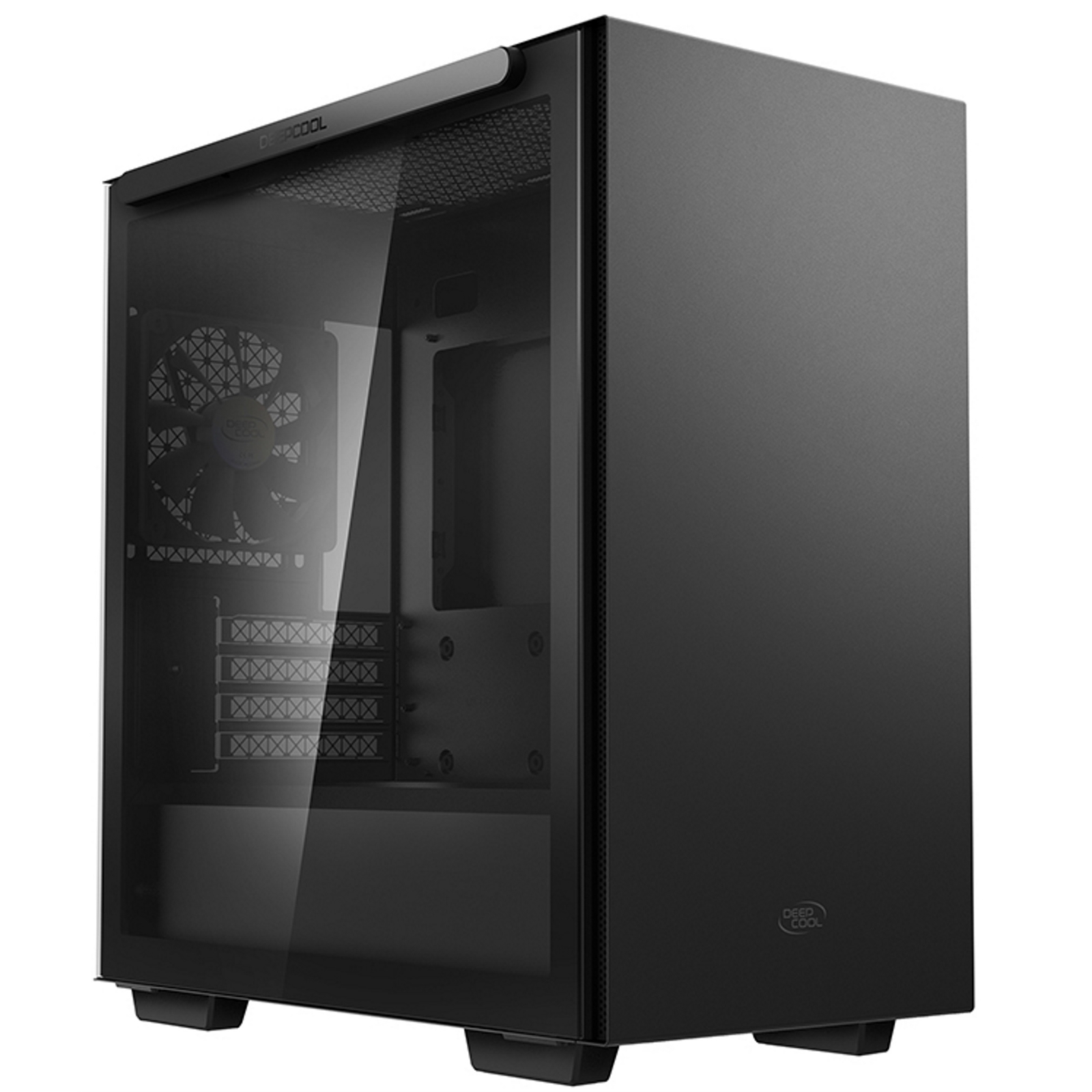 DeepCool MACUBE 110 Case, Home & Business, Black, Micro Tower, 2 x USB 3.0, Tempered Glass Side Window Panel, Micro ATX, Mini-ITX - Image 3