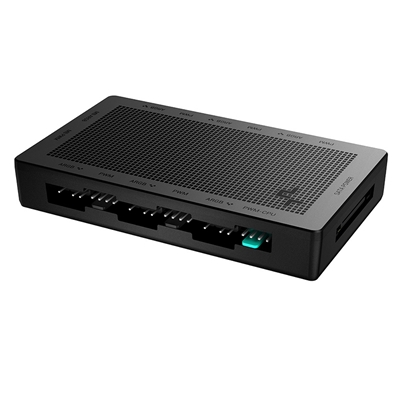 DeepCool SC790 2-in-1 Addressable RGB & PWM Fan Hub, 6-Port, Connect up to 6 PWM ARGB 3-Pin Fans Simultaneously While Occupying Minimal Motherboard Headers, Magnetic for Easy Installation - Image 2