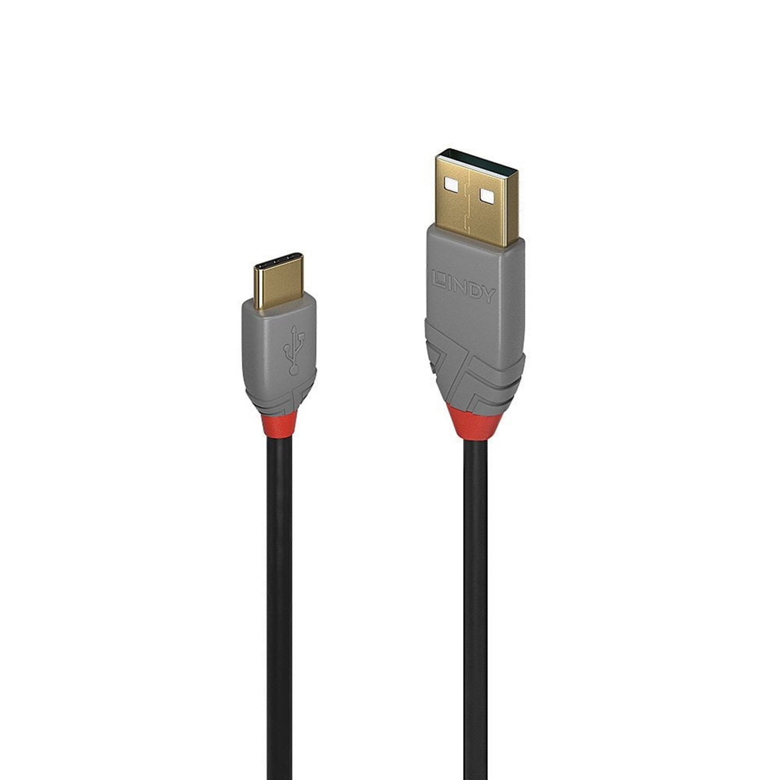 Lindy 36887 2m USB-A (M) 2.0 To USB-C (M) 2.0 Anthra Line 480Mbps Cable - Black - Image 3