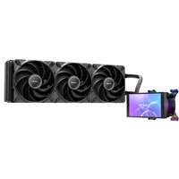 Antec Vortex View 360 Black AIO Liquid CPU Cooler, Massive 5-Inch Rotatable IPS LCD Display, 9th Gen Asetek Pump for 400W TDP, Triple 120mm PWM Fans, ARGB Backglow