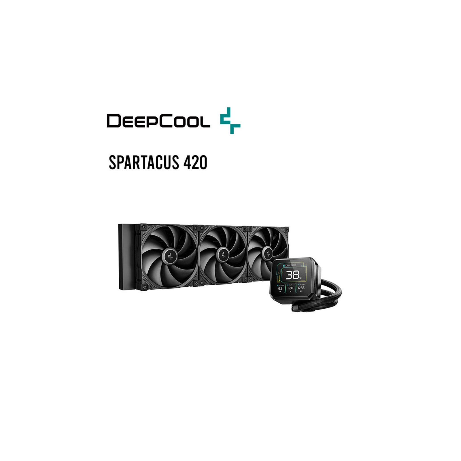 DeepCool SPARTACUS 420 Liquid CPU Cooler, Triple 120mm ARGB Fans, Anti-Leak Tech, Gen 6 Pump, Compatible with Intel & AMD Sockets - Image 3