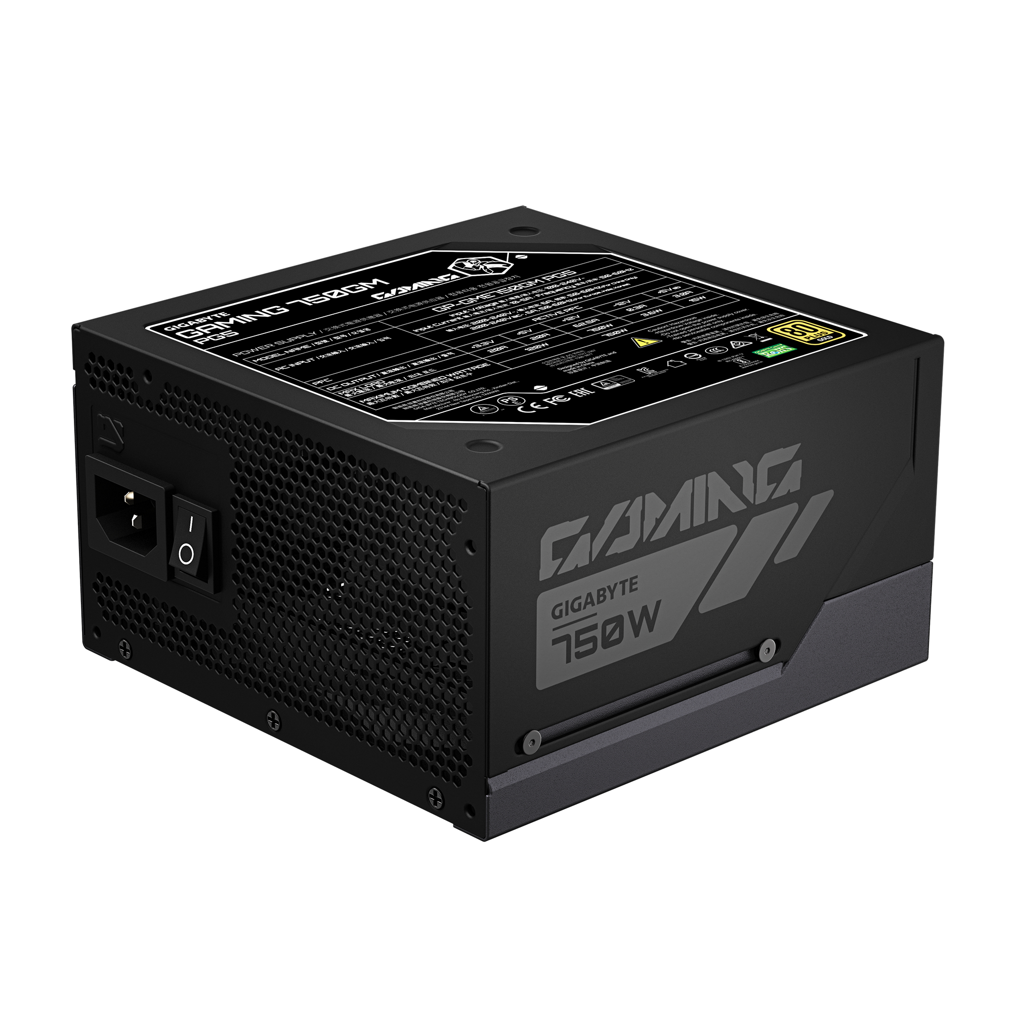 GIGABYTE 750W GOLD F/M 750GM PG5 - Image 2