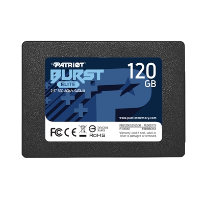 Patriot Elite (PBE120GS25SSDR) 120GB 2.5 Inch SSD, Sata 3 Interface, Read 450MB/s, Write 320MB/s,3 Year Warranty - Image 2