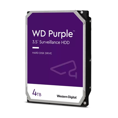 WD Purple WD43PURZ 4TB 3.5" 5400RPM 256MB Cache SATA III Surveillance Internal Hard Drive - Image 2