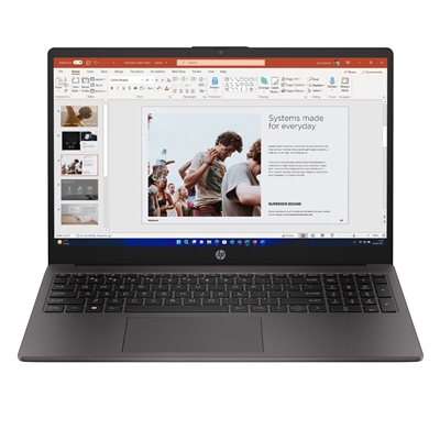 HP 255 G10 B39RBAT#ABU Laptop, 15.6 Inch Full HD 1080p Screen, AMD Ryzen 3 7330U, 8GB RAM, 256GB SSD, AMD Radeon, Windows 11 Home - Image 2