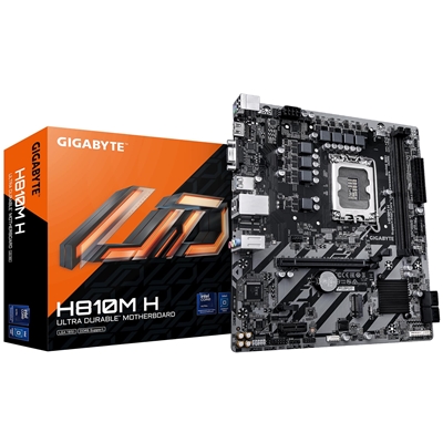 Gigabyte H810M H Intel 1851 Socket Motherboard, Micro-ATX, 2x DDR5 Slots, 1x M.2 Socket, GbE LAN, 1x D-Sub / 1x HDMI Port - Image 2