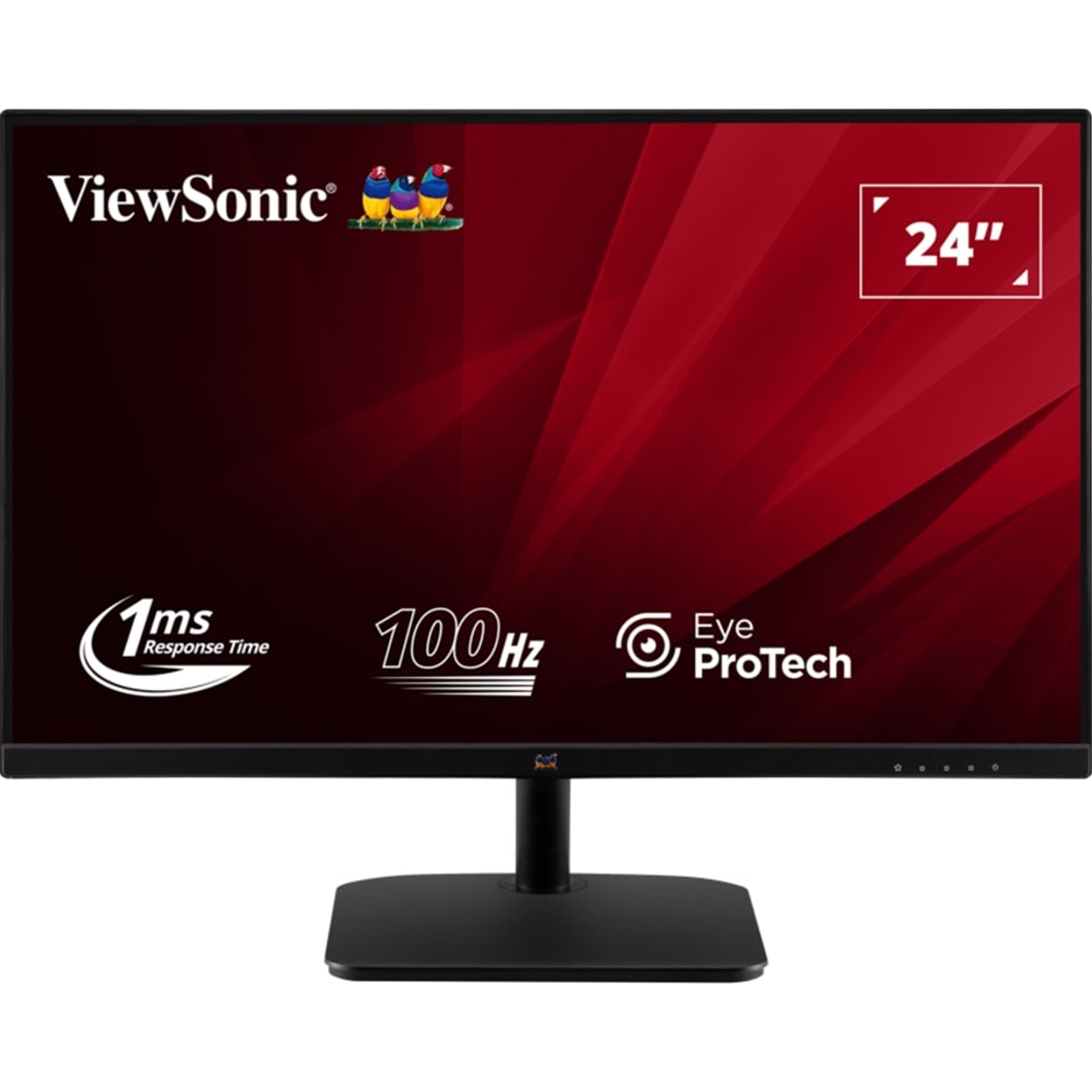Viewsonic VA2432-H-2 24 Inch IPS Frameless Monitor, Full HD, LED, Widescreen, 100Hz, 1ms, VGA, HDMI, VESA - Image 3