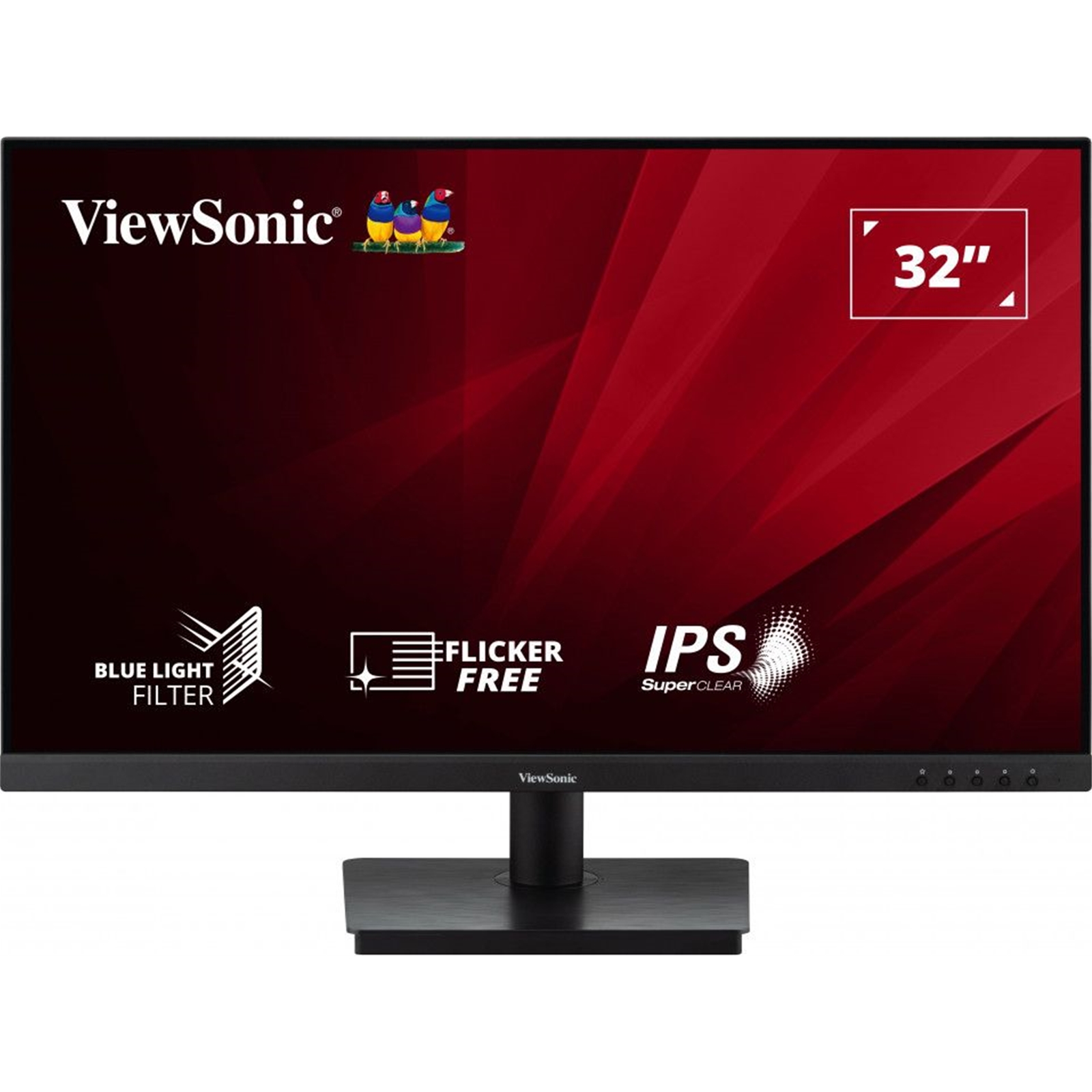 Viewsonic VA3209-MH 32 Inch IPS Frameless Monitor, 75Hz, 4ms, VGA, HDMI, HD, Full HD 1080p, Built-In Speakers, VESA - Image 3