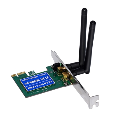 300mbps N300 PCI Express Wireless Adapter with Additional Low Profile Bracket (Bulk Packaged/Poly Bag) - Image 2