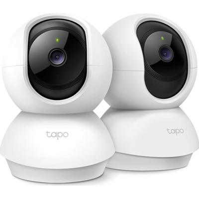 TP-Link Tapo C210P2 Pan/Tilt Home Security Wi-Fi Camera, 2-Pack - Image 2