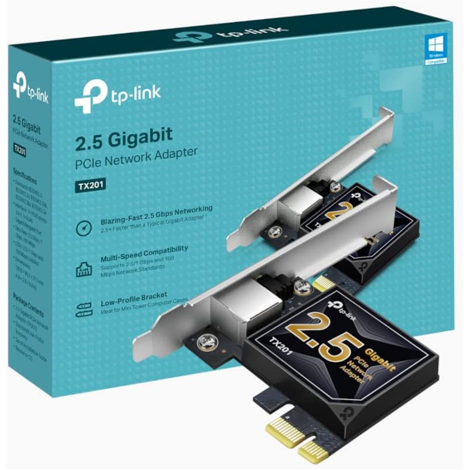 TP-Link TX201 2.5 Gigabit PCI Express Network Adapter - Image 3