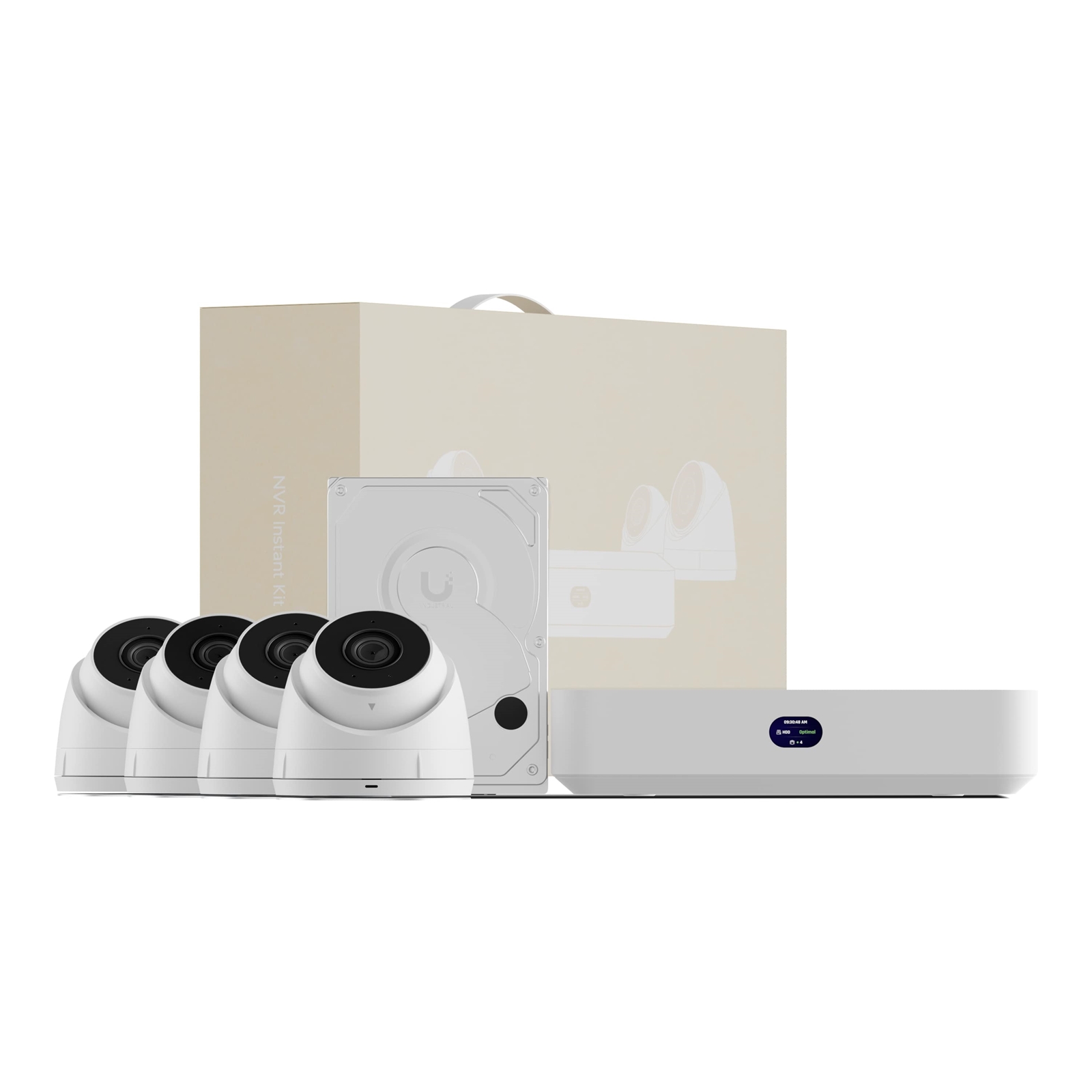 Ubiquiti UniFi Protect UNVR-KIT Compact NVR Kit with 1 x UniFi Protect NVR Instant, 4 x G5 Turret Ultra cameras and 1 x 1TB HDD - Image 3