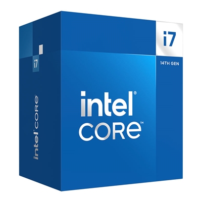 Intel Core i7 14700 20 Core Processor, 28 Threads, 2.1GHz up to 5.3GHz Turbo Raptor Lake Socket LGA 1700 33MB Cache, 65W, Maximum Turbo Power 219W, Intel UHD 770 Graphics - Image 2