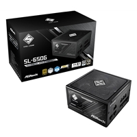 ASRock Steel Legend SL-650G 650W ATX Power Supply Unit, 80 Plus Gold Certified, 120mm Silent Cooling Fan, High Efficiency PSU