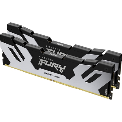 Kingston FURY Renegade KF564C32RSK2-64 64GB (2x 32GB) DIMM System Memory, 6400MHz, DDR5, CL32, Silver, Intel XMP - Image 2