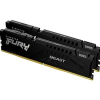Kingston FURY Beast KF560C36BBE2K2-32 32GB (2x 16GB) U-DIMM System Memory, 6000MHz, DDR5, CL36, Black, Intel XMP, AMD EXPO