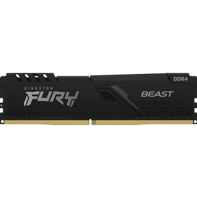 Kingston FURY Beast KF432C16BB/8 8GB (1x 8GB) DIMM System Memory, 3200MHz, DDR4, CL16, Black, Intel XMP - Image 2