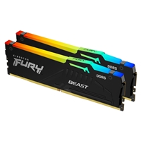 Kingston FURY Beast KF556C36BBEAK2-32 32GB (2x 16GB) DIMM System Memory, 5600MHz, DDR5, CL36, Black, RGB, Intel XMP, AMD EXPO - Image 4