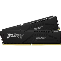 Kingston FURY Beast KF560C36BBEK2-64 64GB (2x 32GB) U-DIMM System Memory, 6000MHz, DDR5, CL36, Black, Intel XMP, AMD EXPO