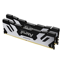 Kingston FURY Renegade KF564C32RSK2-32 32GB (2x 16GB) U-DIMM System Memory, 6400MHz, DDR5, CL32, Silver, Intel XMP